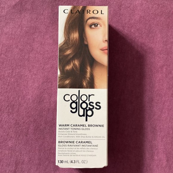 2 NEW Bxs Clairol Color Gloss Up Semi Permanent Hair Color, Warm Caramel Brownie - Picture 3 of 5